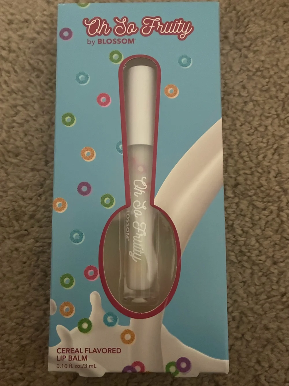 Clear Cereal-Flavored Lip Balm